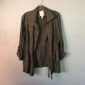 Olive Military Jacket